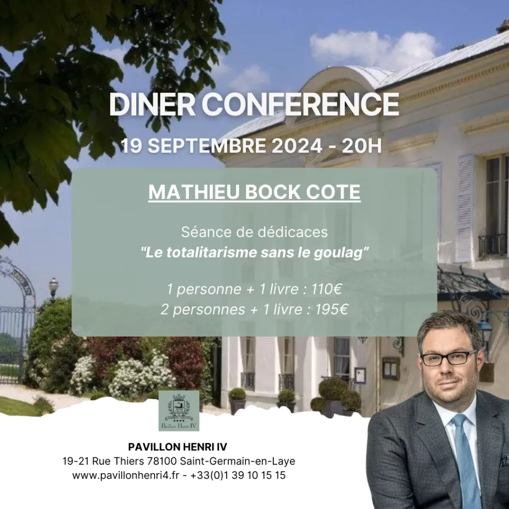 Dîner conférence Mathieu Bock Cote